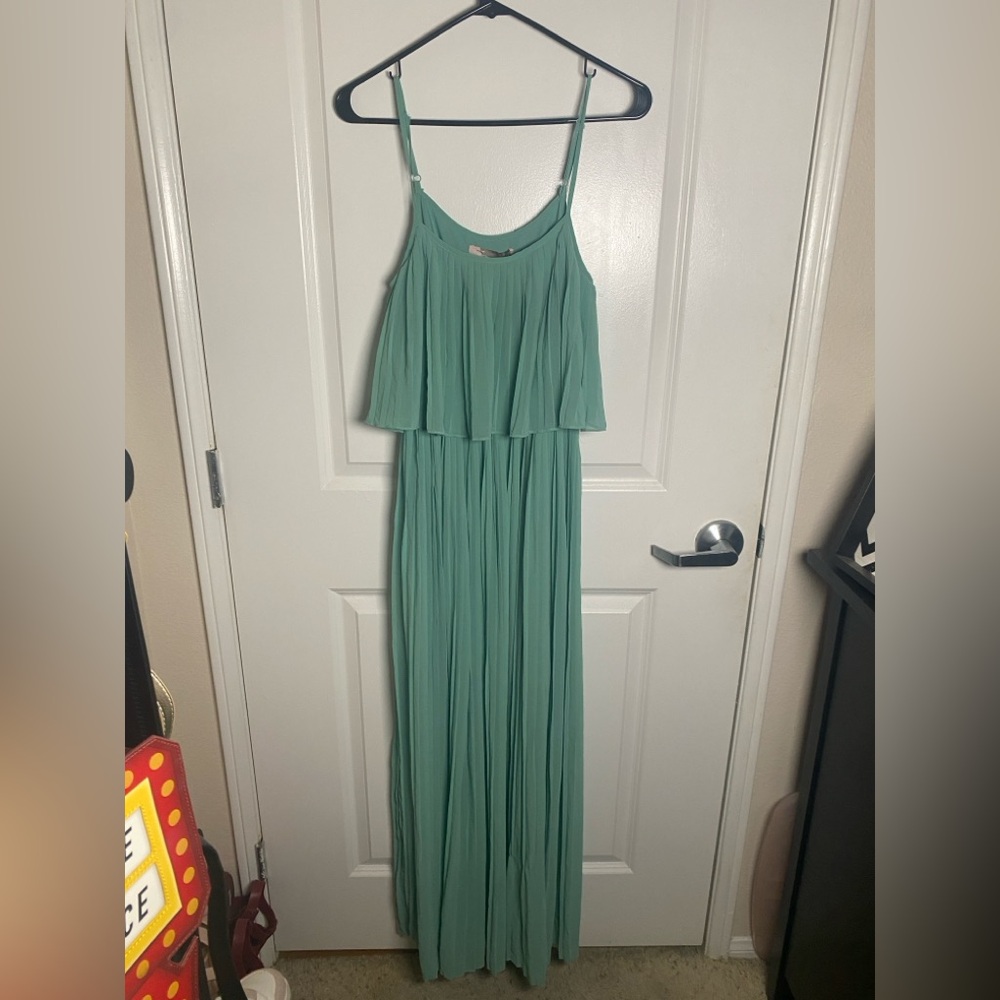 Elegant Mint Green Maxi Dress